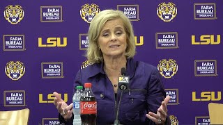 LSU Kim Mulkey WIN over Auburn postgame with Angel Reese and Last-Tear Poa