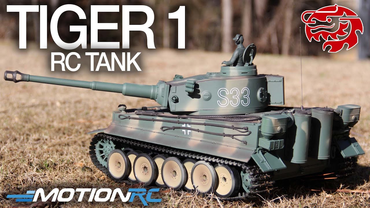 RC Tank Tiger 1 Heng Long 1:16, Metalgear, Smoke, Sound, Shot Function, 2,4  Ghz