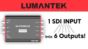Lumantek Mini Converter BAT Series - SDI 6* Distributor - 1SourceVideo