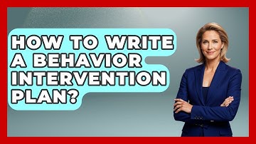 How To Write A Behavior Intervention Plan? - Answers About Autism