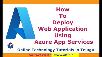 Azure Tutorial in Telugu | How to deploy Web Application using Azure App Services