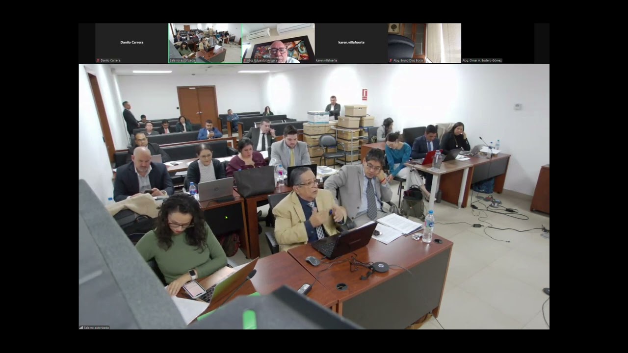 Defensa de DANILO CARRERA en audiencia preparatoria de juicio