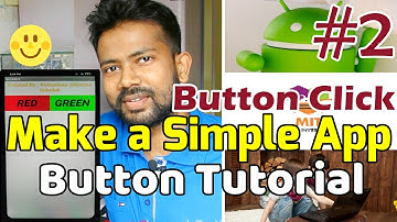 Button Click | MIT App Inventor | Make an Android App(Hindi) | App Development Tutorial 2