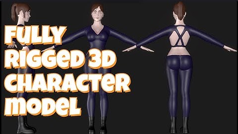 Fully Rigged 3D Character Model