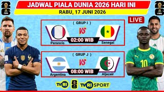 2026 World Cup Schedule Today - Wednesday, June 17, 2026 - France vs Senegal - FIFA World Cup Liv...