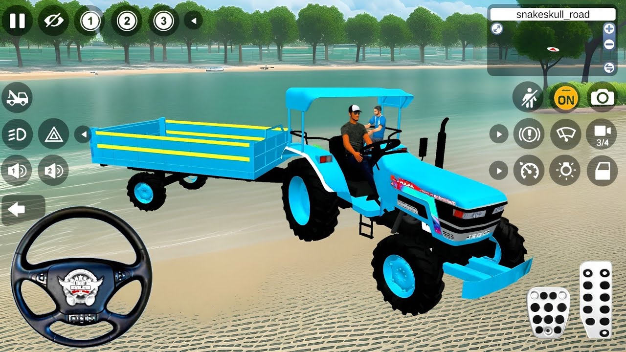 Bussid Heavy Tractor Trolley Driving Mod - Bus Simulator Indonesia #37 - Android Gameplay