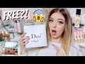 HUGE MAKEUP HAUL! I GOT THIS FOR FREE?! 😱 PR GIFTS & SEPHORA!