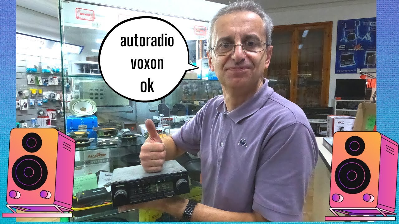 Autoradio Voxon vintage stereo 8  degli anni 70 in riparazione !