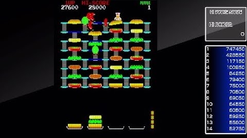 BURGER TIME - ARCADE MYTHOLOGY - DATA EAST 1982 - PS4 PRO