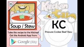 Pressure Cooker Beef Stew Kitchen Cat YouTube