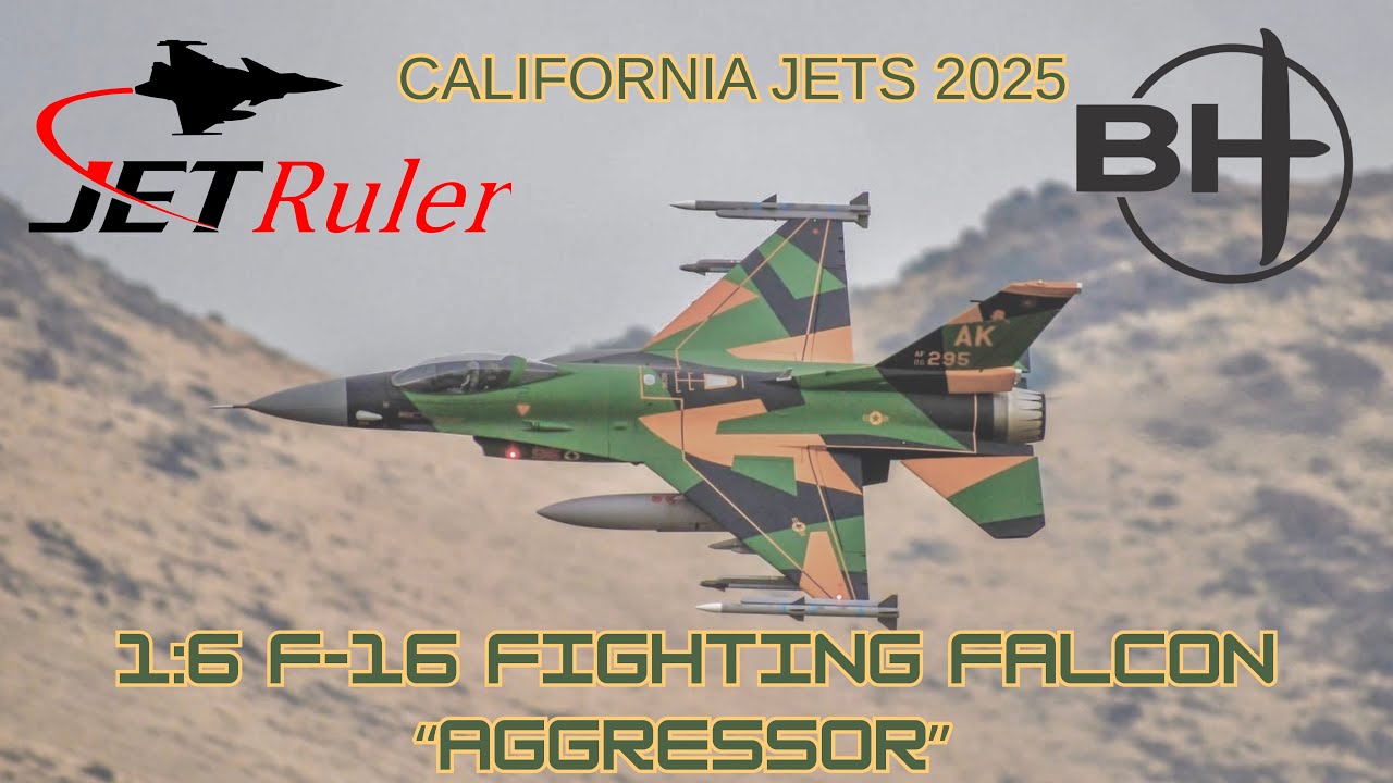 JetRuler 1:6 F-16 Fighting Falcon at California Jets 2025