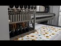 Digital textile printing machine for roll to roll fabric printing