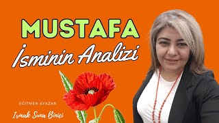 Mustafa İsmi̇ni̇n İzi̇numeroloji̇