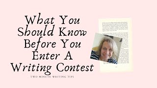 Should I Enter Writing Contests? What You Should Know Before You Submit Your Entry