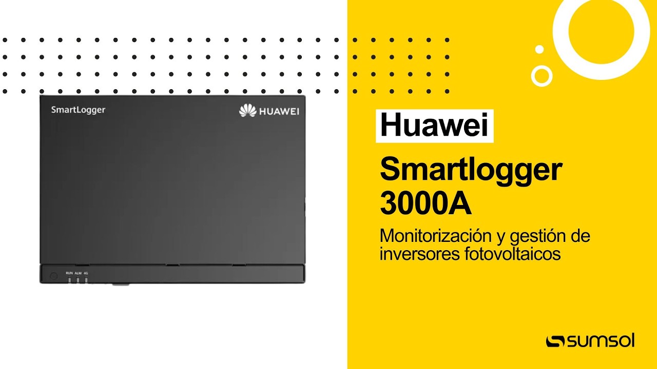 Huawei SmartLogger3000A | Total monitoring and control in