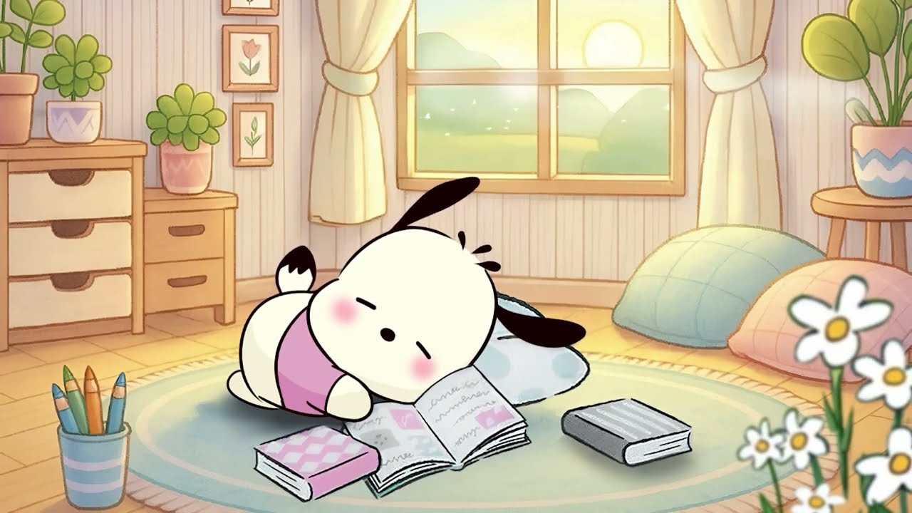 Pochacco's Study Time 📖 Chill & Cute Lofi 🎧Soft Lofi Vibes for Studying & Unwinding [ Chill Mix ]