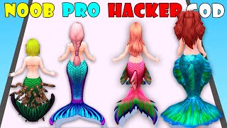 NOOB vs PRO vs HACKER vs GOD - Heal the Mermaid BIG UPDATE
