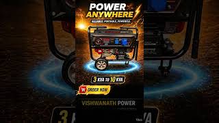 cromet power portable generator #portablegenerator #backuppower #powersource #automobile #marketing