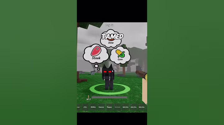 How to TAME Animals In the new 99 nights in the forest TAMING UPDATE #99nightintheforest #roblox