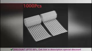 1000 Pairs Self Adhesive Fastener Tape Dots 10/15/20mm Disc Adhesive Strong Glue Sticker Round Faste