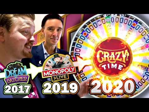 CRAZY TIME - Exclusive Look Into The New Game Show From Evolution Gaming 😱 | Vlog 48