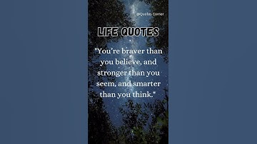 You’re braver than you believe.. #motivationalquotes #lifelessons #shorts #short #lifequotes