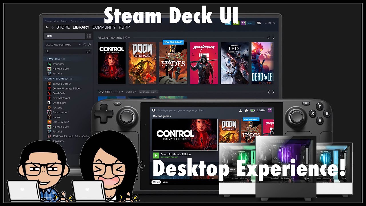 Steam Deck UI for Desktop (Not actual steam deck!)