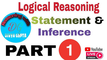All Bank Exams - Logical Reasoning l Statement & Inference I Part - 1 l Divya Gupta