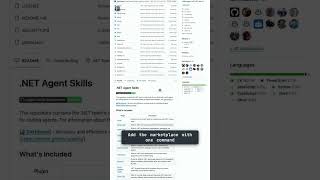 dotnet/skills — The .NET team's official agent-skill packs 🟢 Clone #Shorts