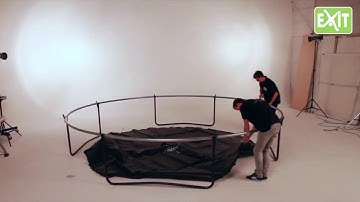 EXIT Silhouette Trampolin Aufbau  | Trampolin-Profi.de