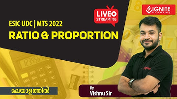 RATIO AND PROPORTION : ESIC UDC|MTS 2022