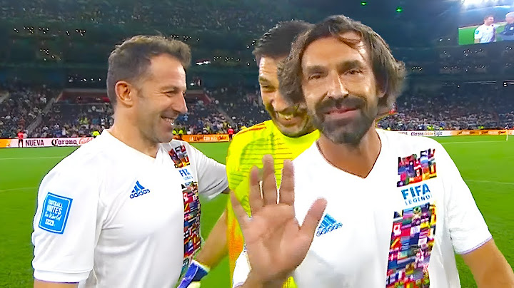 DEL PIERO, PIRLO & BUFFON di nuovo insieme nel TEAM LEGGENDE 2024
