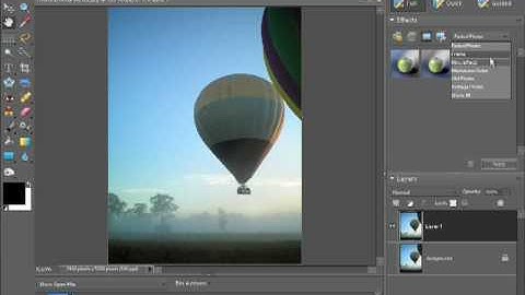Photoshop Elements 7 Tutorial - Applying photo effects