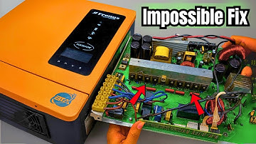 From DEAD to ALIVE – Solar Inverter Repair You Must See!