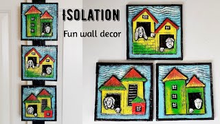 Wall decor/ Home decor/Isolation/Quarantine craft/best out of waste/Art and craft