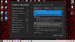 Visual Studio getting started with a web application