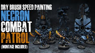 Dry Brush Speed Painting the Entire Necron Combat Patrol Plus Convergence of Dominion