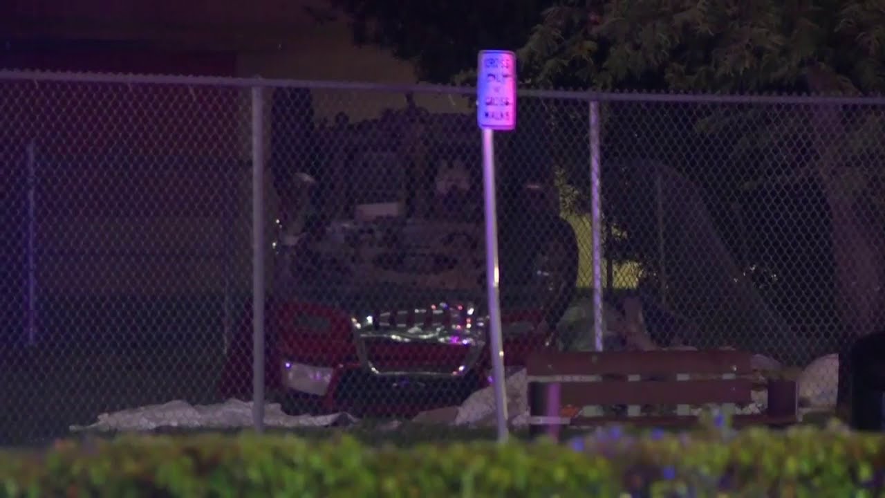 Driver dies after pickup truck crashes, lands on Miami school grounds ...