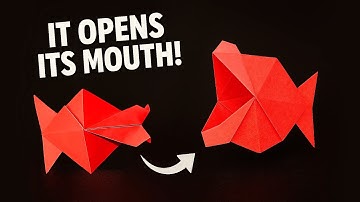 How to Make an Origami Talking Fish