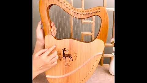 byla 21 strings heart shape lyre harp