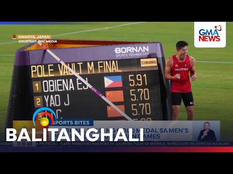 EJ Obiena, wagi ng gold medal sa Men's Pole Vault sa 2026 Asian Games | Balitanghali