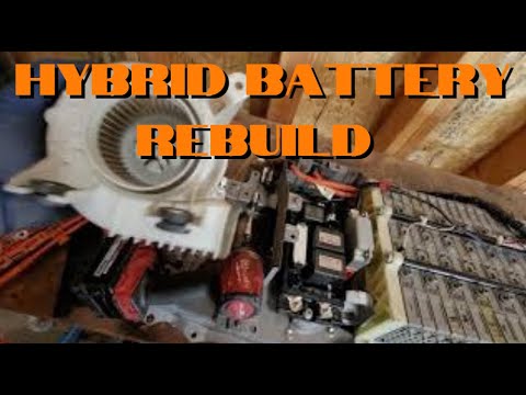 Toyota Prius P0A80 hybrid battery rebuild