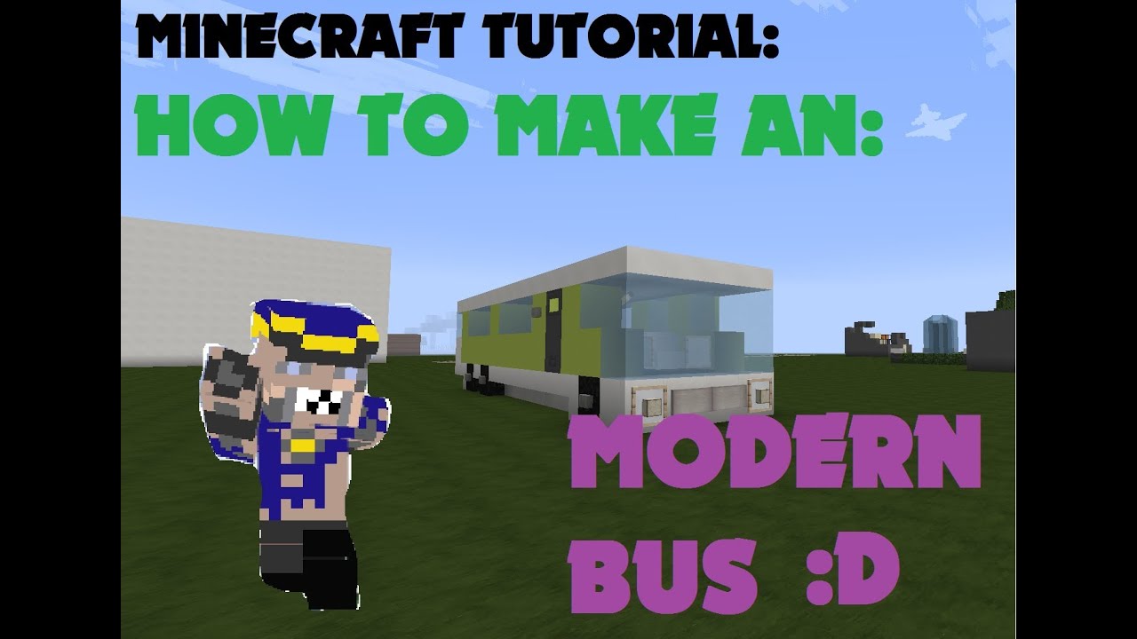 Minecraft Tutorial - Modern Bus [Svenska] - YouTube