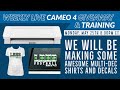 TRW Live Cameo 4 Giveaway and Training | Making Team Sports Shirts and Decals