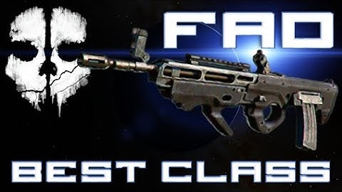 FAD Best Class Setup | Call Of Duty Ghosts Most UNDERRATED Assault Rifle