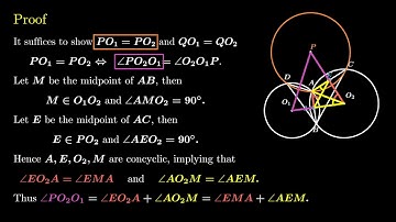 2020 INMO P1 Solution: Perpendicular Bisector of two centers