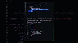 Why Your React App Gets Slow with Large Lists | React Virtualization #reactjs #frontend #javascript