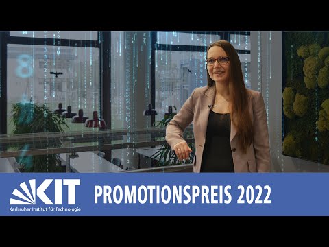 KIT-Promotionspreis für Dr. Alina Roitberg