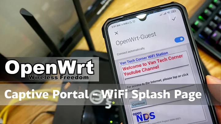 OpenWRT - Captive Portal - WiFi Splash Page