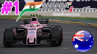 F1 2017 Modded Career Mode - PART 1 Australian Grand Prix
